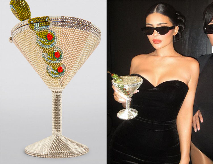 Kylie Jenner’s Judith Leiber Martini Clutch Bag