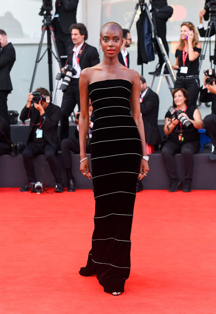 Madisin Rian in Armani Prive -'White Noise' Venice Film Festival Premiere