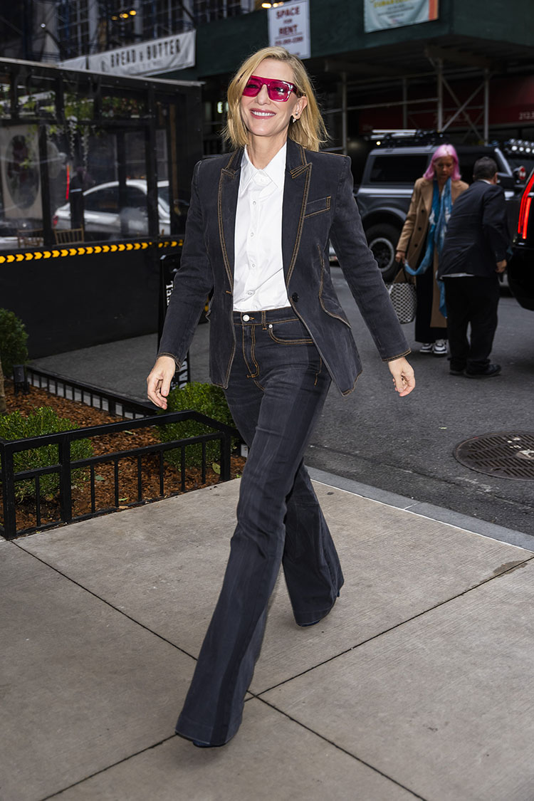 Cate Blanchett’s New York City Street Style Promoting ‘Tar’