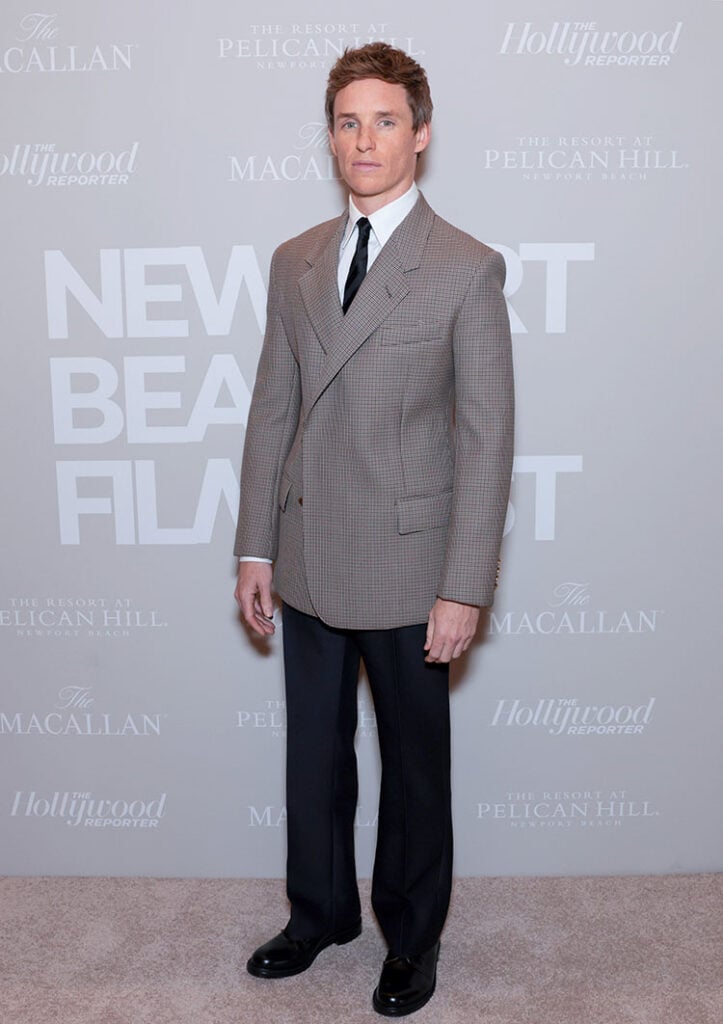 Eddie Redmayne Wore dunhill To The Newport Beach Film Festival 