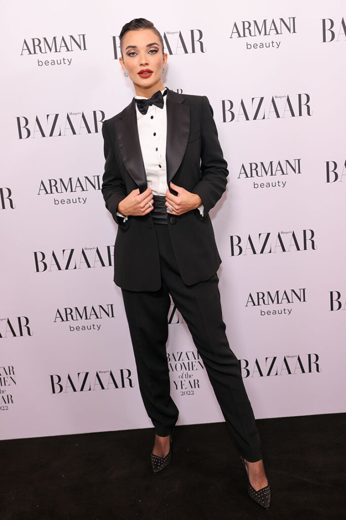 Amy Jackson attends the Harper's Bazaar Women of the Year Awards 2022