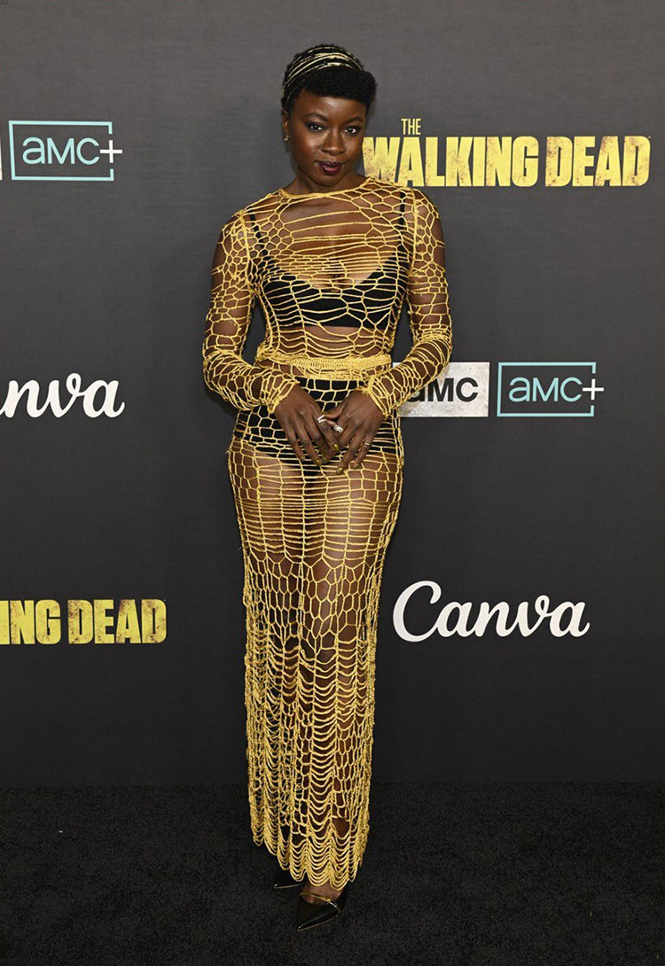 Danai Gurira Wore Gabriela Hearst, Tom Ford & Roksanda Promoting ‘The Walking Dead’ & ‘Black Panther’