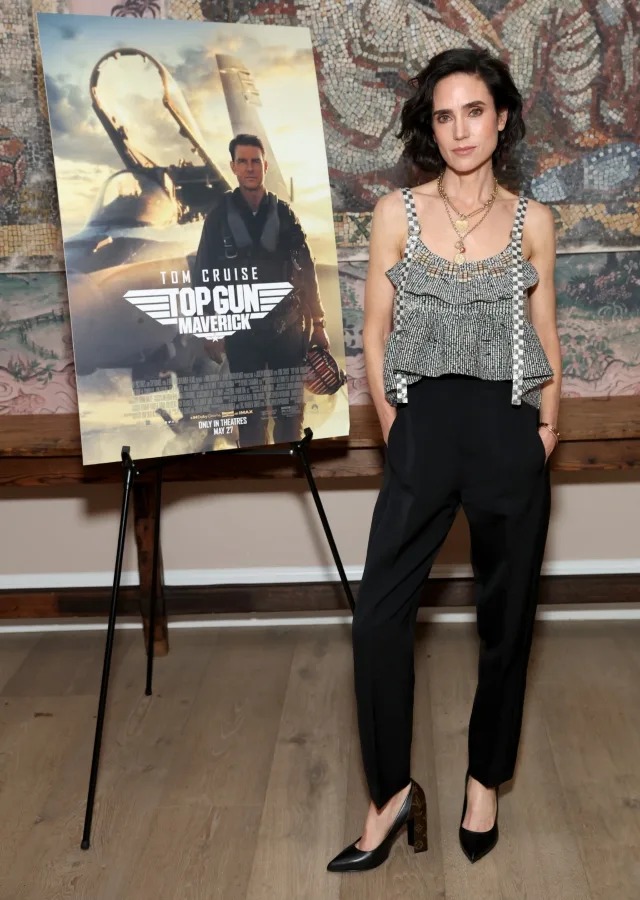 Jennifer Connelly Wore Louis Vuitton To The 'Top Gun: Maverick' New York  Screening