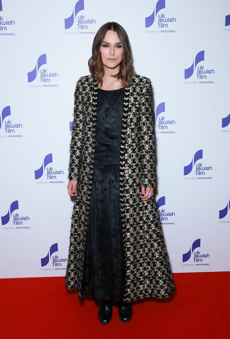 Keira Knightley Wore Chanel Haute Couture To The ‘Charlotte’ Jewish Film Festival Premiere