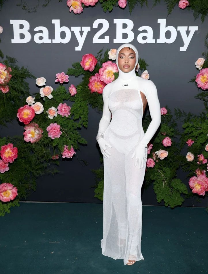 Lori Harvey Wore Off-White To The Baby2Baby Gala