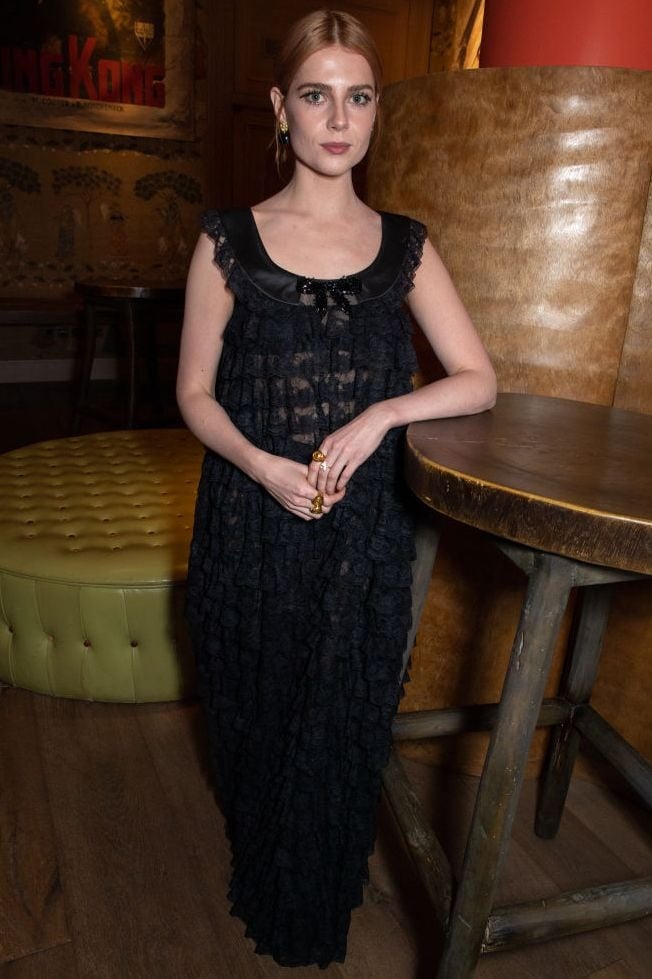Lucy Boynton Wore Shushu/Tong To ‘The Pale Blue Eyes’ London Screening