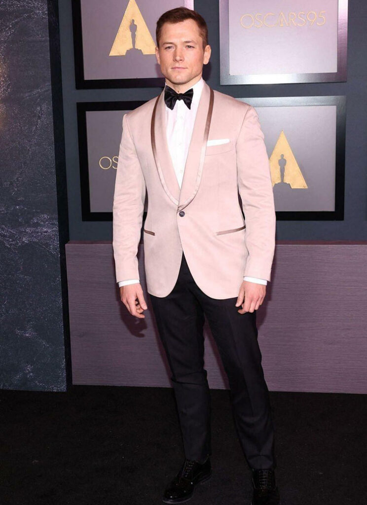 Taron Egerton in Brunello Cucinelli
