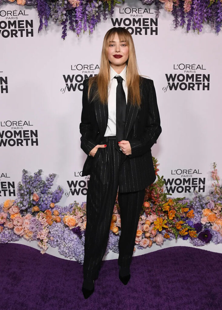 Katherine Langford
Armani
L'Oréal Paris' Women Of Worth Celebration