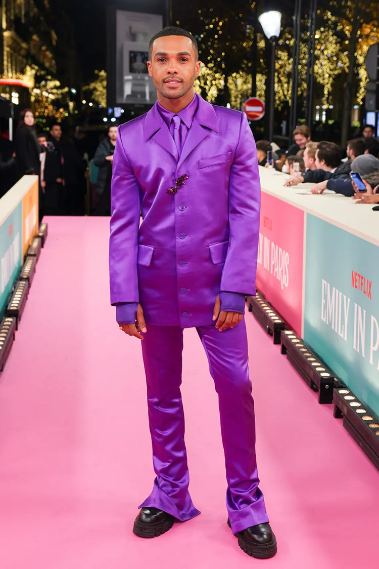 Lucien Laviscount Wears Skirt to Louis Vuitton Menswear Show