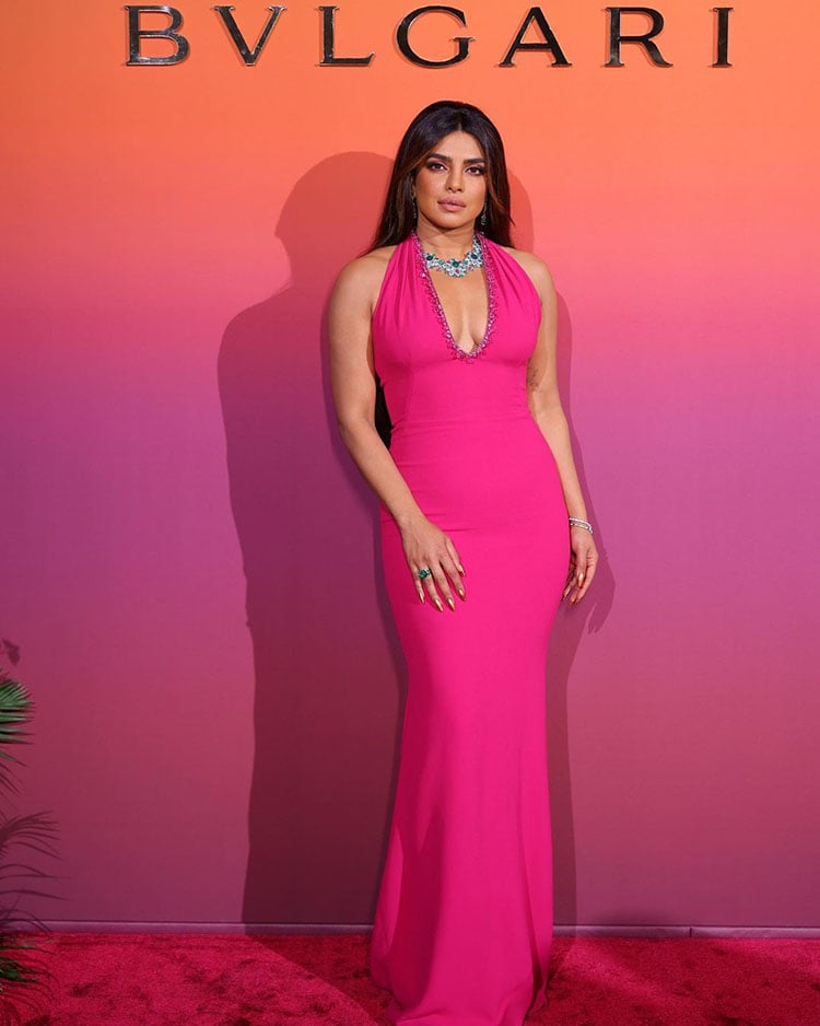 Priyanka Chopra Wore Pamella Roland To Bulgari's Eden: The Garden Of Wonders Event