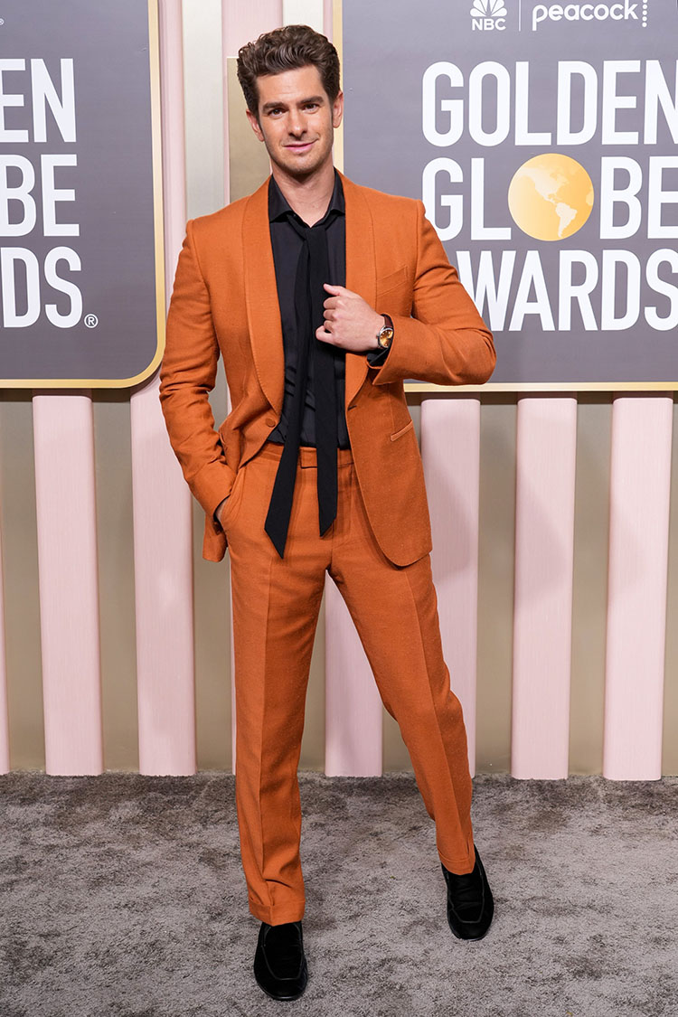 Andrew Garfield Wore Zegna To The 2023 Golden Globe Awards