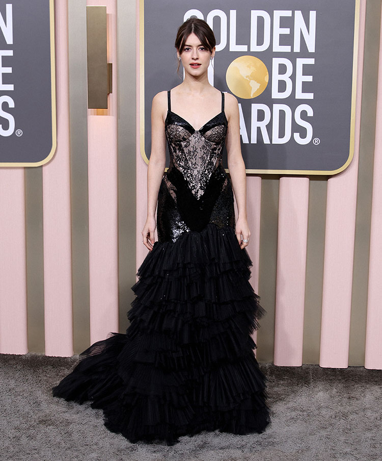 Daisy Edgar-Jones Gucci 2023 Golden Globe Awards