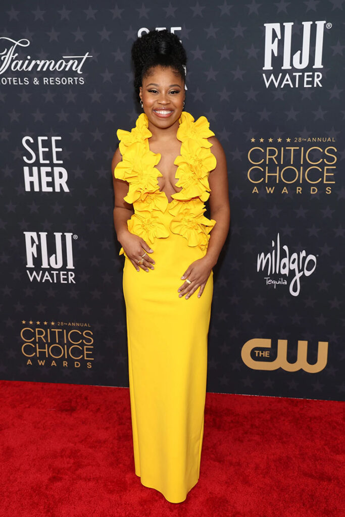 Dominique Fishback 
2023 Critics' Choice Awards