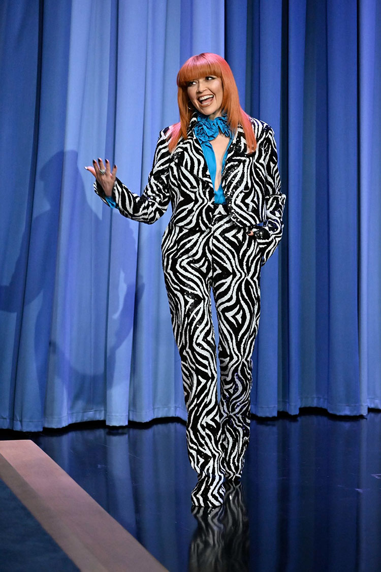 Natasha Lyonne Wore Wolk Morais On The Tonight Show Starring Jimmy Fallon