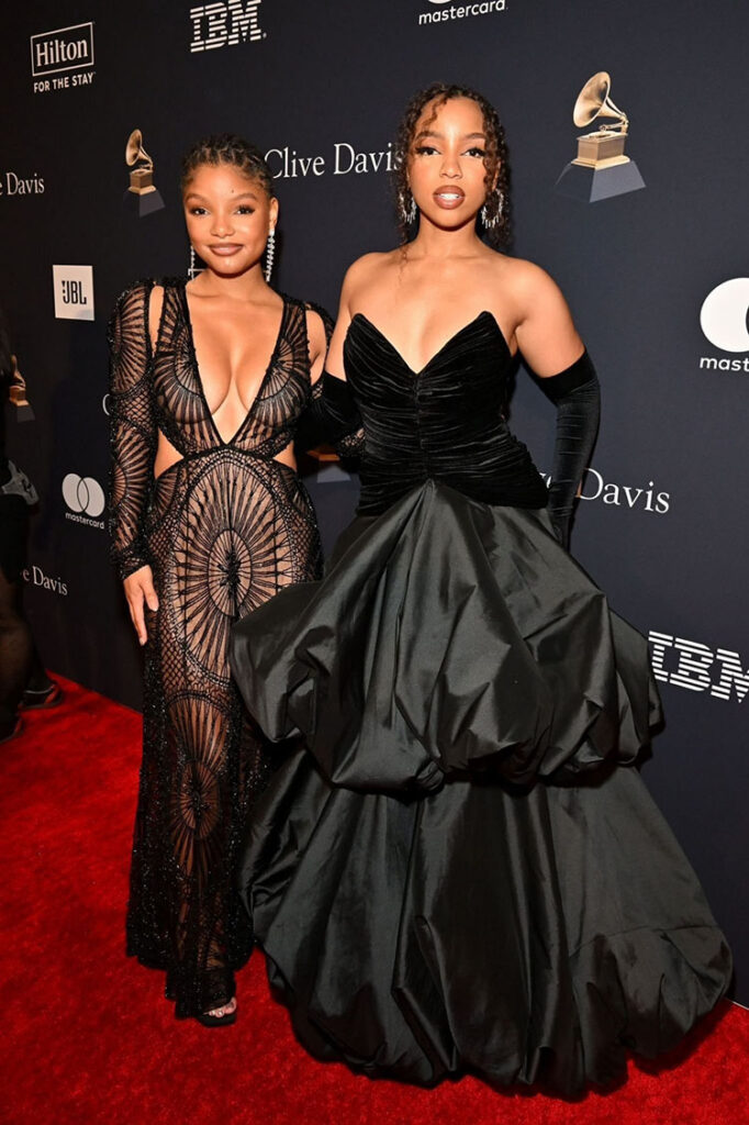 Chloe and Halle Bailey 
2023 Pre-Grammy Gala 