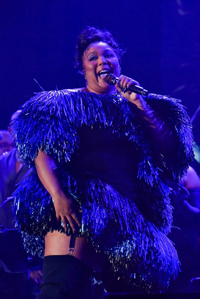 Lizzo Wore Alexander McQueen To The Pre-Grammy Gala