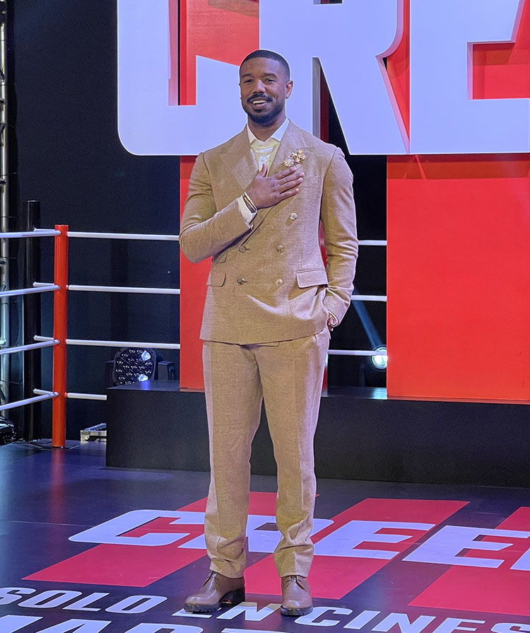 Michael B. Jordan Wore Louis Vuitton To The 'Black Panther 2