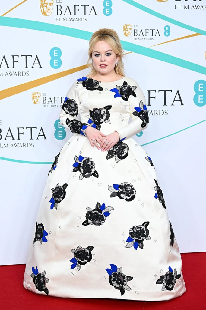 Nicola Coughlan 
Valentino Haute Couture
2023 BAFTAs