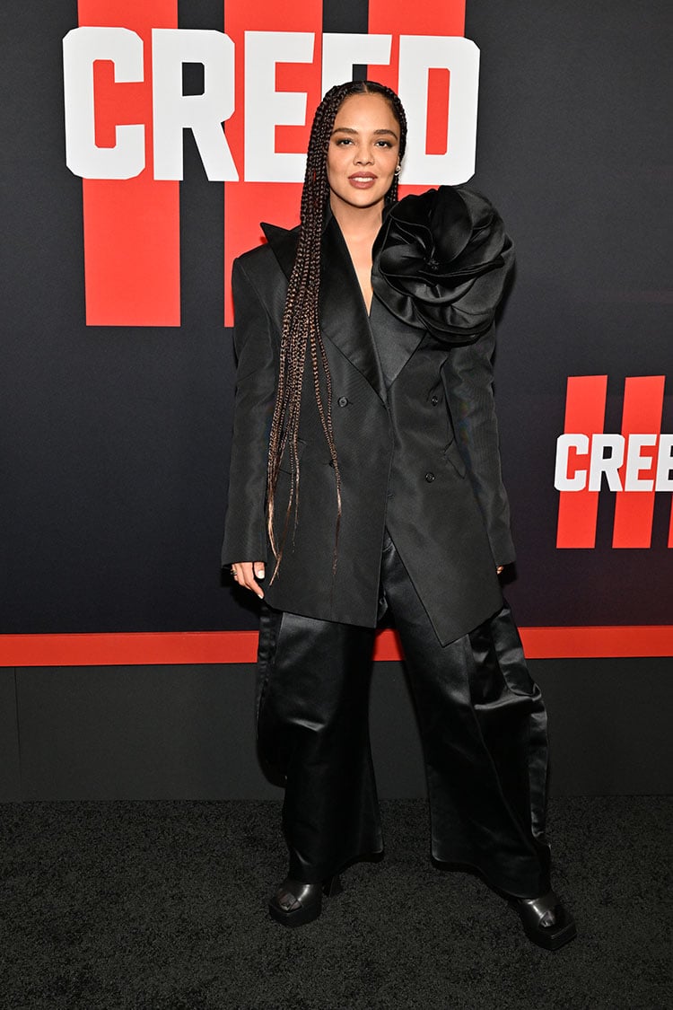 Tessa Thompson & Michael B. Jordan Attend The ‘Creed III’ Atlanta Fan Screening