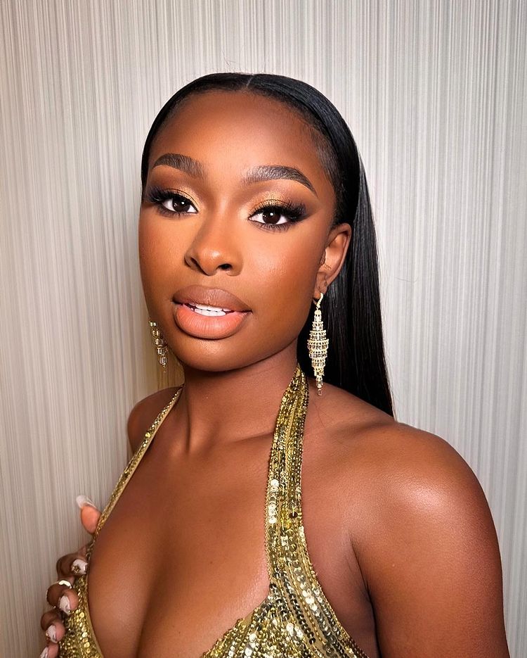 Coco Jones’ Grammys Golden Glow