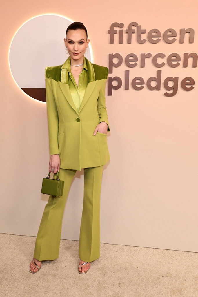 Karlie Kloss
Sergio Hudson
2023 Fifteen Percent Pledge