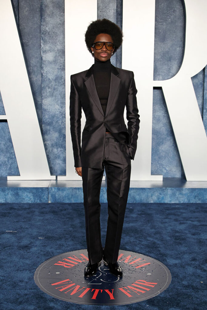 Alton Mason attends the 2023 Vanity Fair Oscar Party 