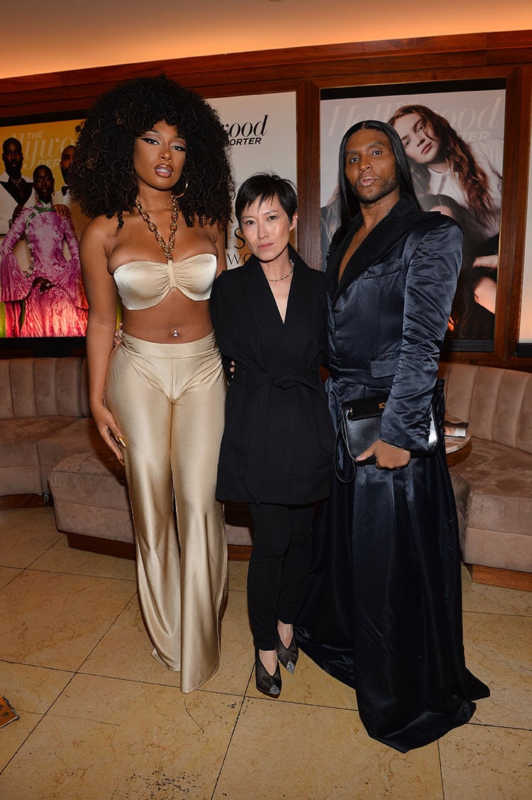 Megan Thee Stallion Wore Paco Rabanne To The Hollywood Reporter And Jimmy Choo Power Stylists Dinner