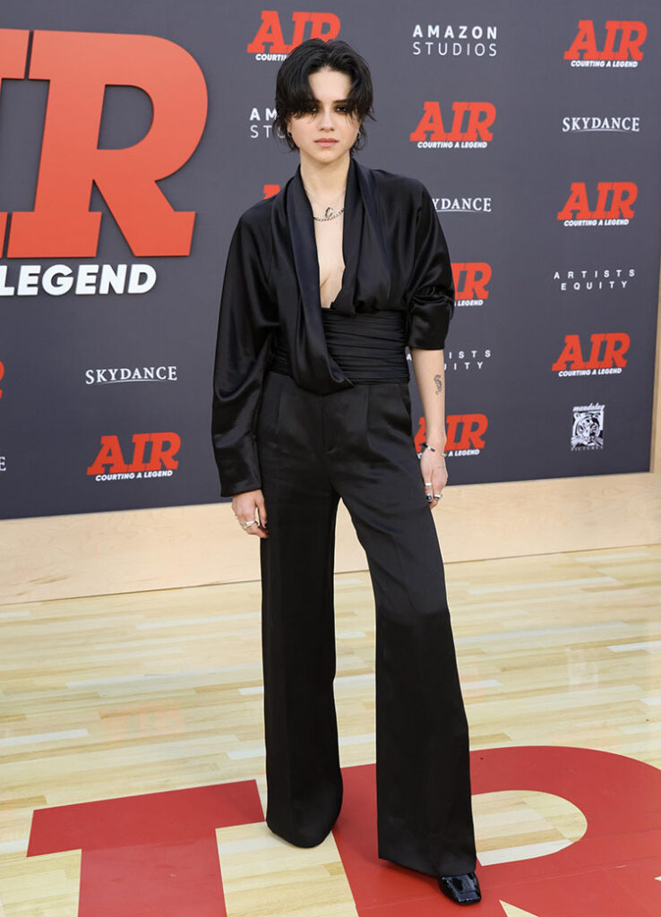 Sasha Calle Wore Saint Laurent To The 'AIR' LA Premiere