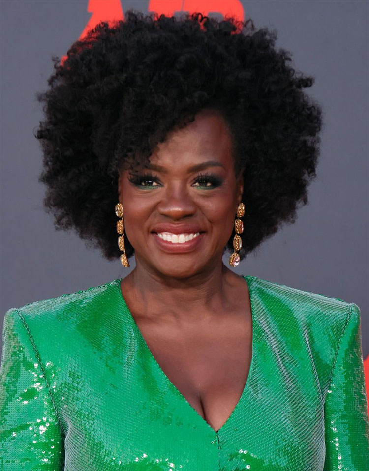 Viola Davis’ Goddess Green ‘AIR’ Premiere Eye Makeup