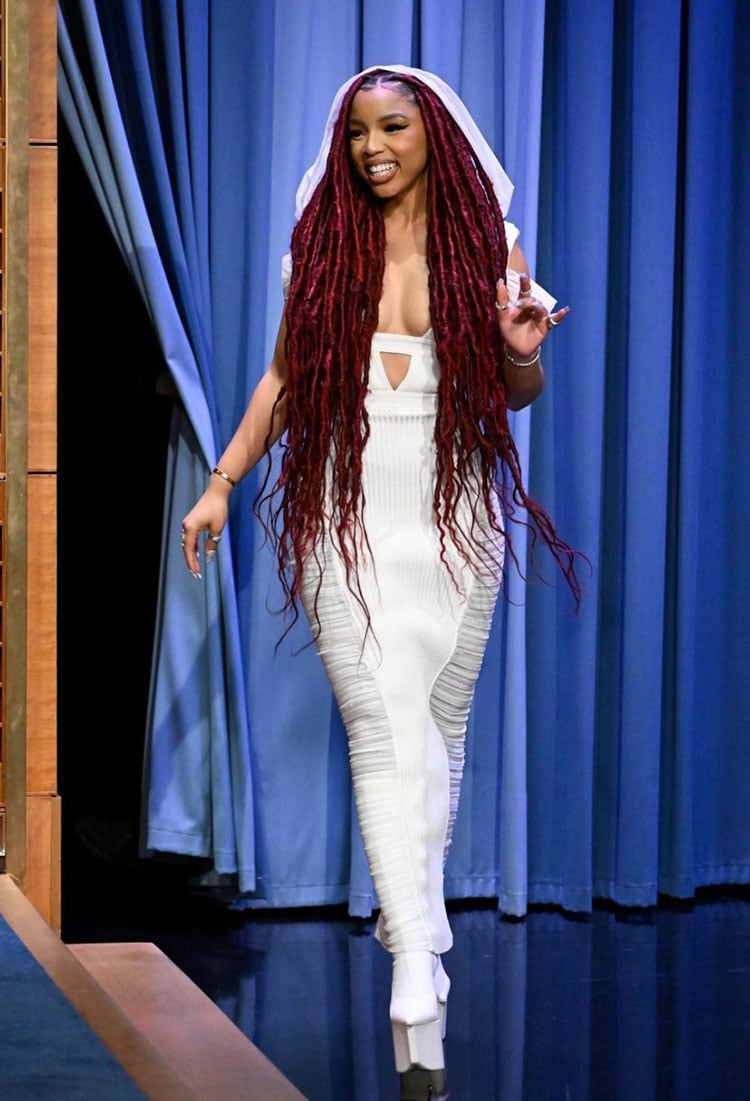 Chloe Bailey Wore Balmain & GCDS On The Tonight Show Starring JImmy Fallon