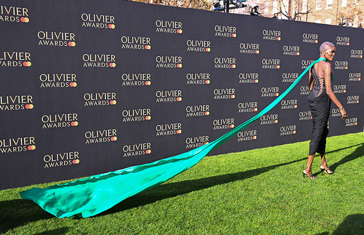 Sheila Atim Wore Robert Wu Couture To The Olivier Awards 2023