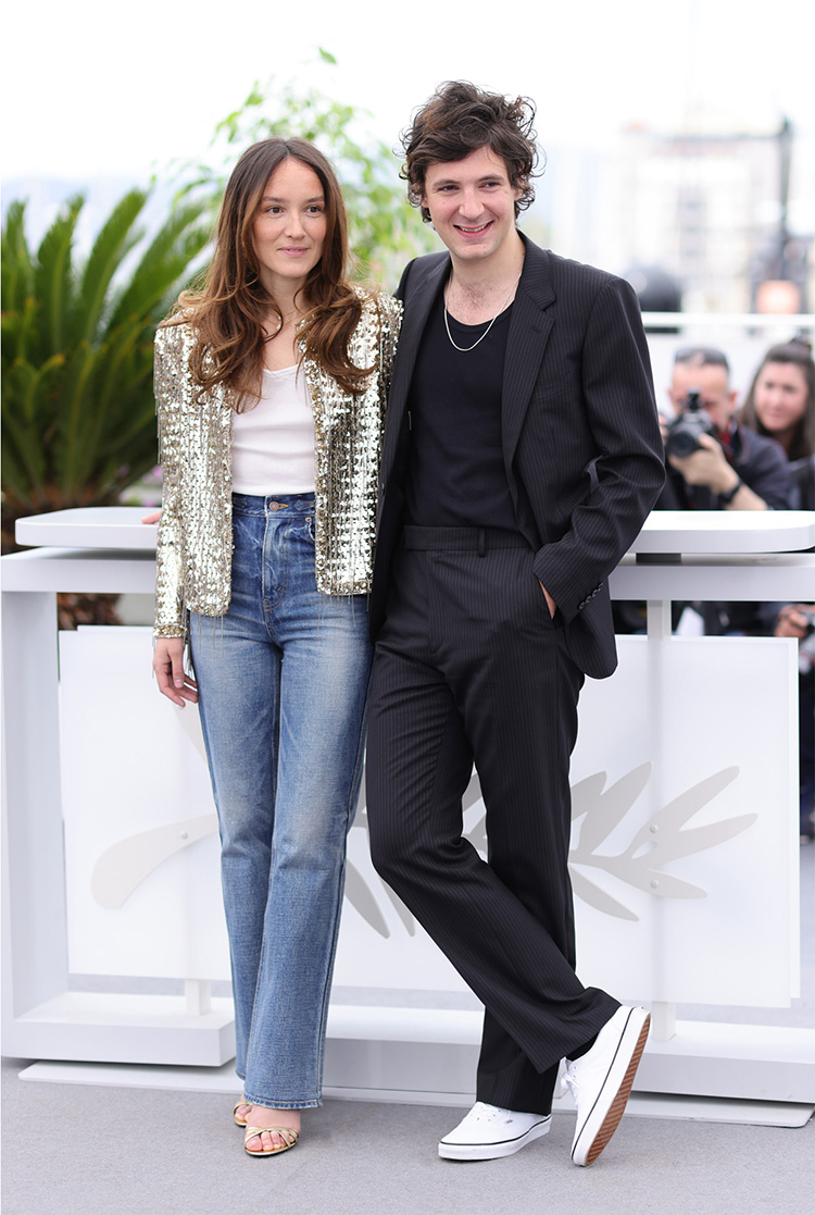 Anaïs Demoustier & Vincent Lacoste Wore Celine To The ‘Le Temps D’Aimer (Along Came Love)’ Cannes Film Festival Photocall