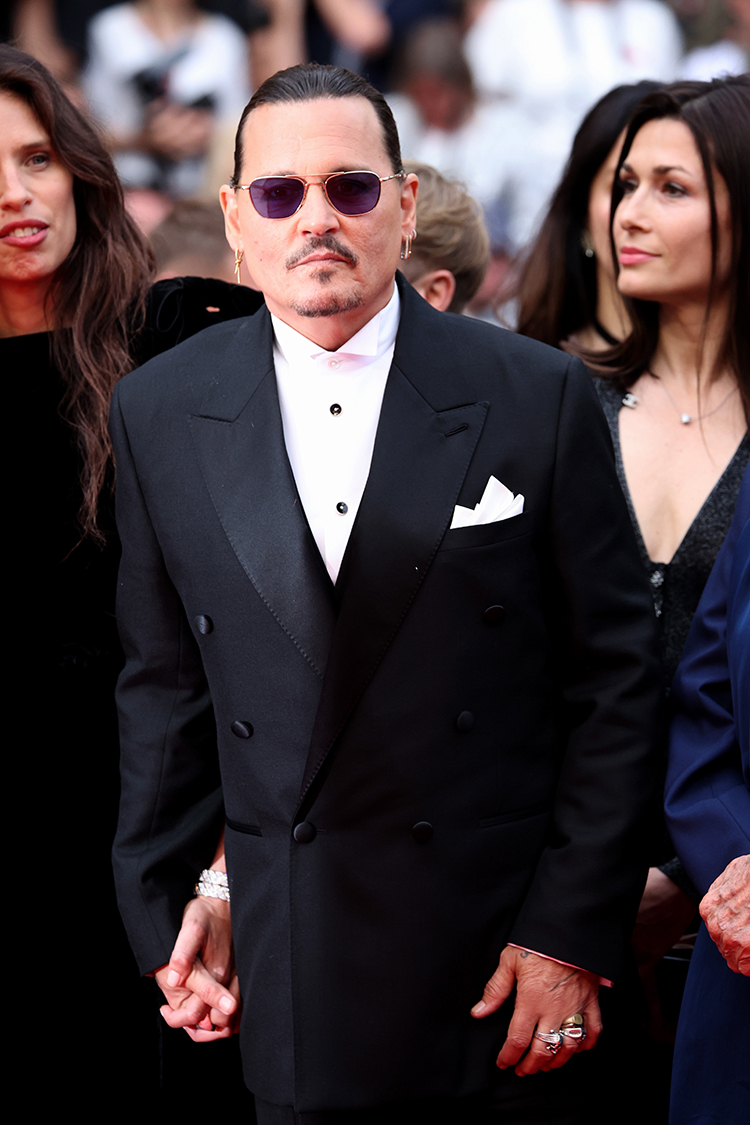 Johnny Depp attends the "Jeanne du Barry" Screening & opening ceremony
