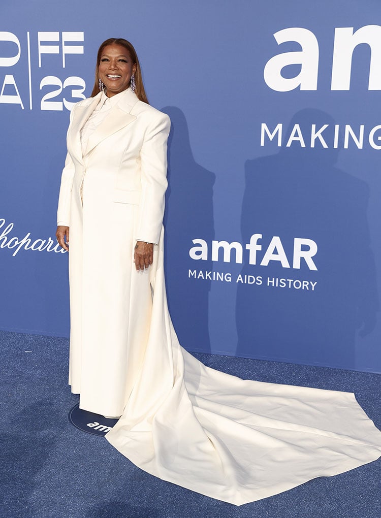 Queen Latifah Wore Lanvin & Carolina Herrera For amfAR Gala Cannes 2023 - Jarastyle 2 Queen Latifah Wore Lanvin & Carolina Herrera For amfAR Gala Cannes 2023 - Jarastyle