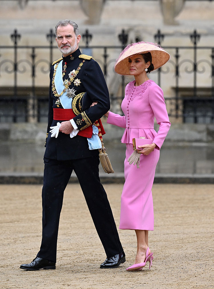 Queen Letizia of Spain Wore Carolina Herrera To The Coronation of King Charles III