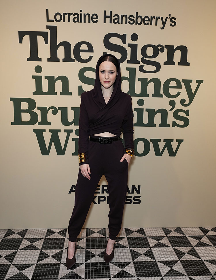 Rachel Brosnahan Wore Saint Laurent To ‘The Sign In Sidney Brustein’s Window’ Gala Performance Celebration