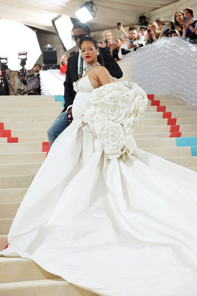 Rihanna Wore Valentino Haute Couture To The 2023 Met Gala