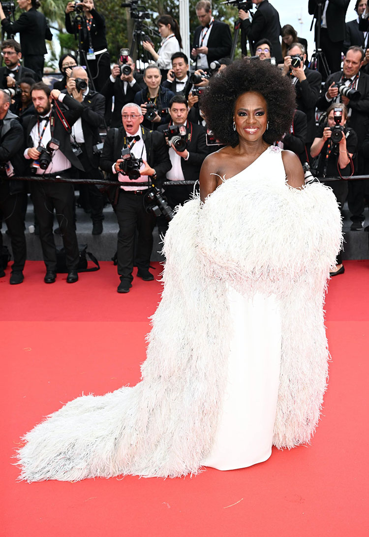 Viola Davis Wore Valentino Haute Couture To The ‘Monster’ Cannes Film Festival Premiere