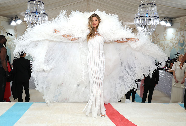 Chanel @ 2023 Met Gala with Gisele Bündchen & Kristen Stewart