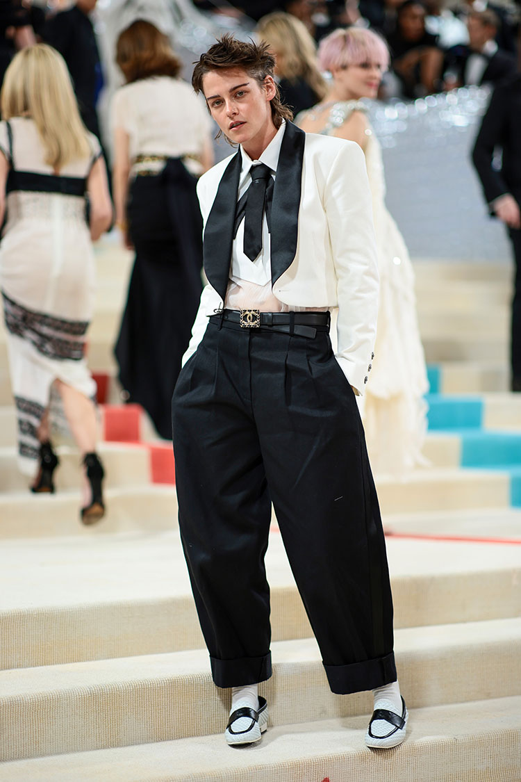 Chanel @ 2023 Met Gala with Gisele Bündchen & Kristen Stewart