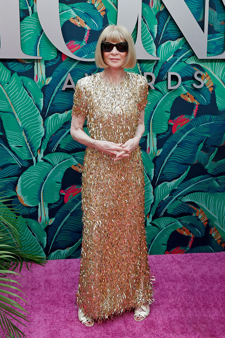 Anna Wintour Wore Valentino Haute Couture To The 2023 Tony Awards