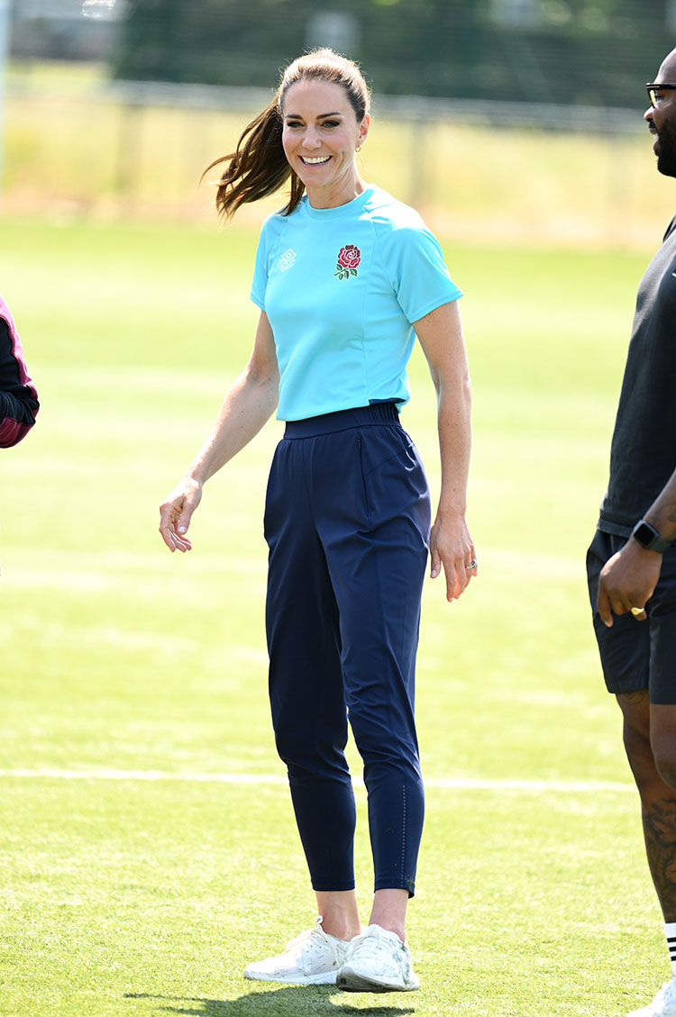 Catherine, Princess of Wales Wore Sweaty Betty For Her Maidenhead Rugby Club Visit