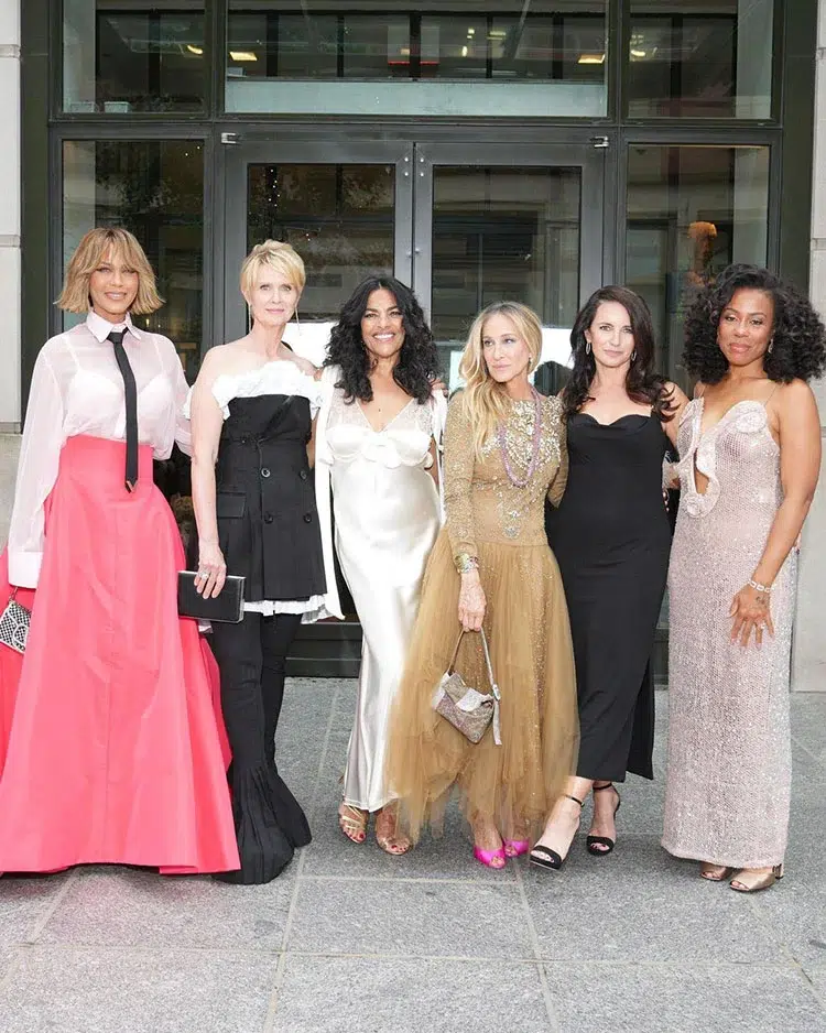 ‘And Just Like That’ season two celebration red carpet look.