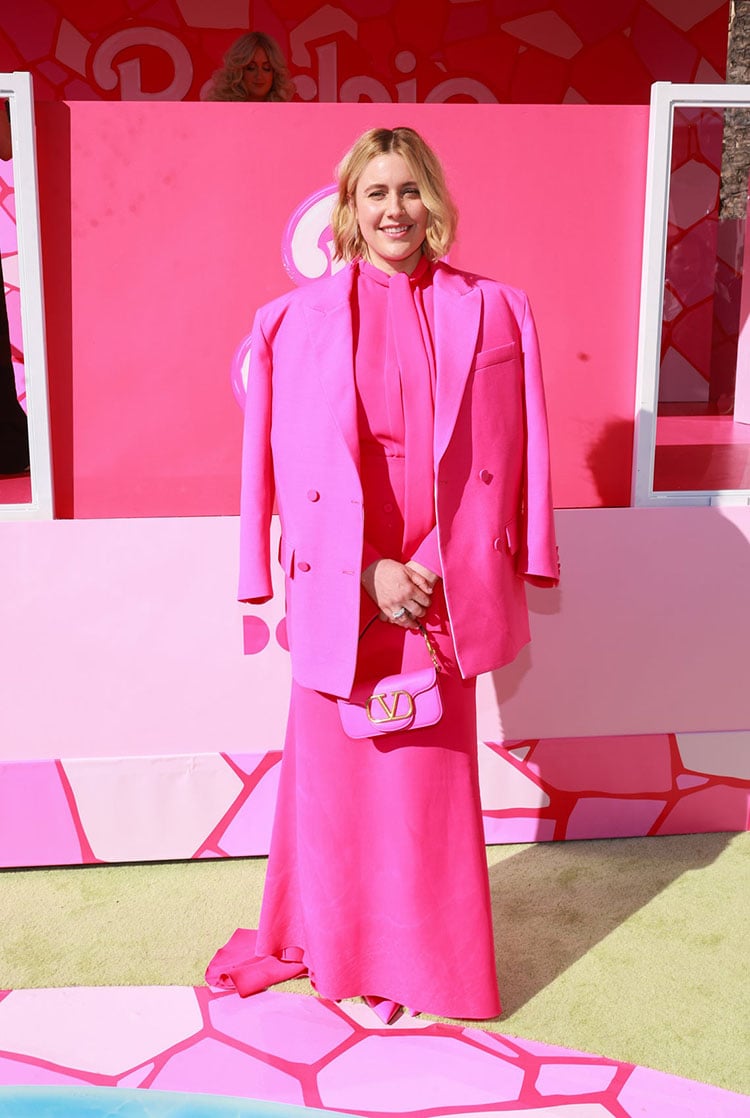 Greta Gerwig Wore Valentino To The ‘Barbie’ LA Premiere