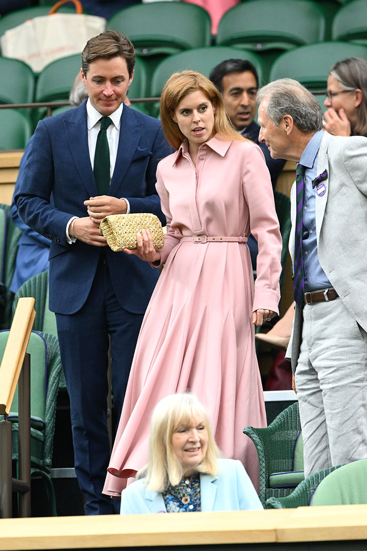 Princess Beatrice Wore Emilia Wickstead To The 2023 Wimbledon Tennis Championships