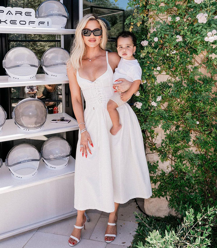 Khloe Kardashian Wore Chloe To Tatum’s First Birthday Party