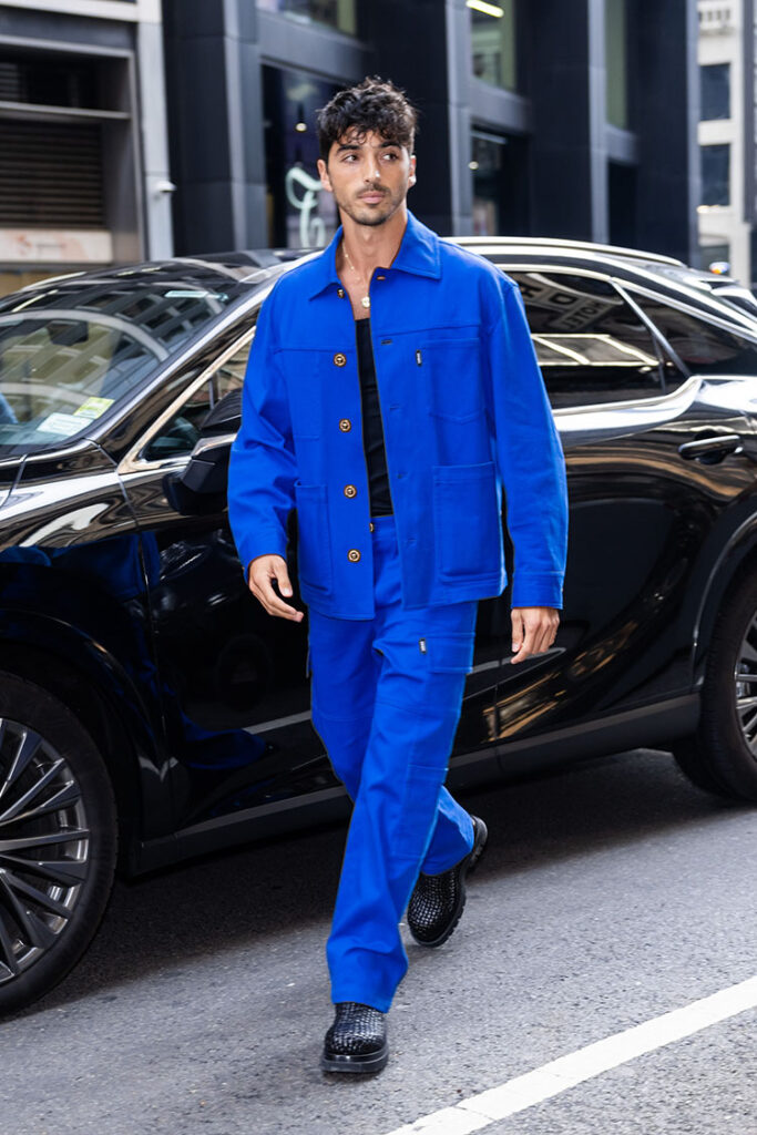 ‘Red, White & Royal Blue’ Star Taylor Zakhar Perez Steps Out In AMI Paris & Versace