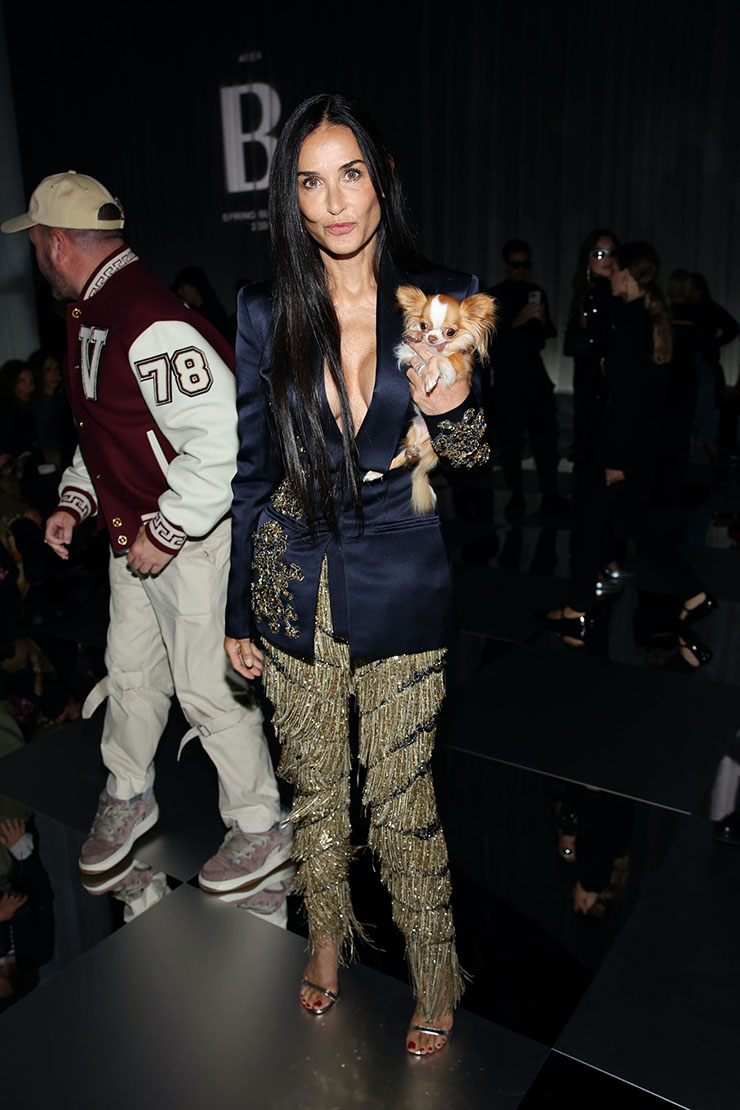 Demi Moore Versace Spring 2024