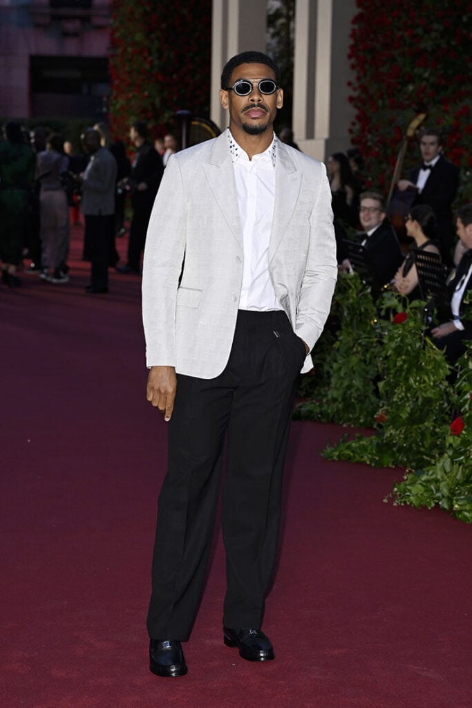 Aaron Pierre attends Vogue World: London 2023