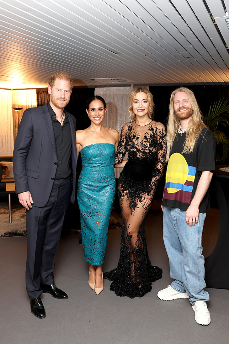 Meghan, Duchess of Sussex Wore Cult Gaia & Rita Ora Wore Zuhair Murad Couture To The Invictus Games Düsseldorf Closing Ceremony